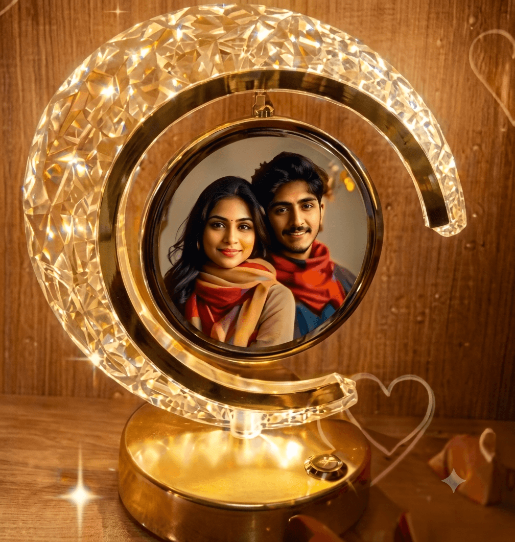 Moon LED Crystal Touch Lamp